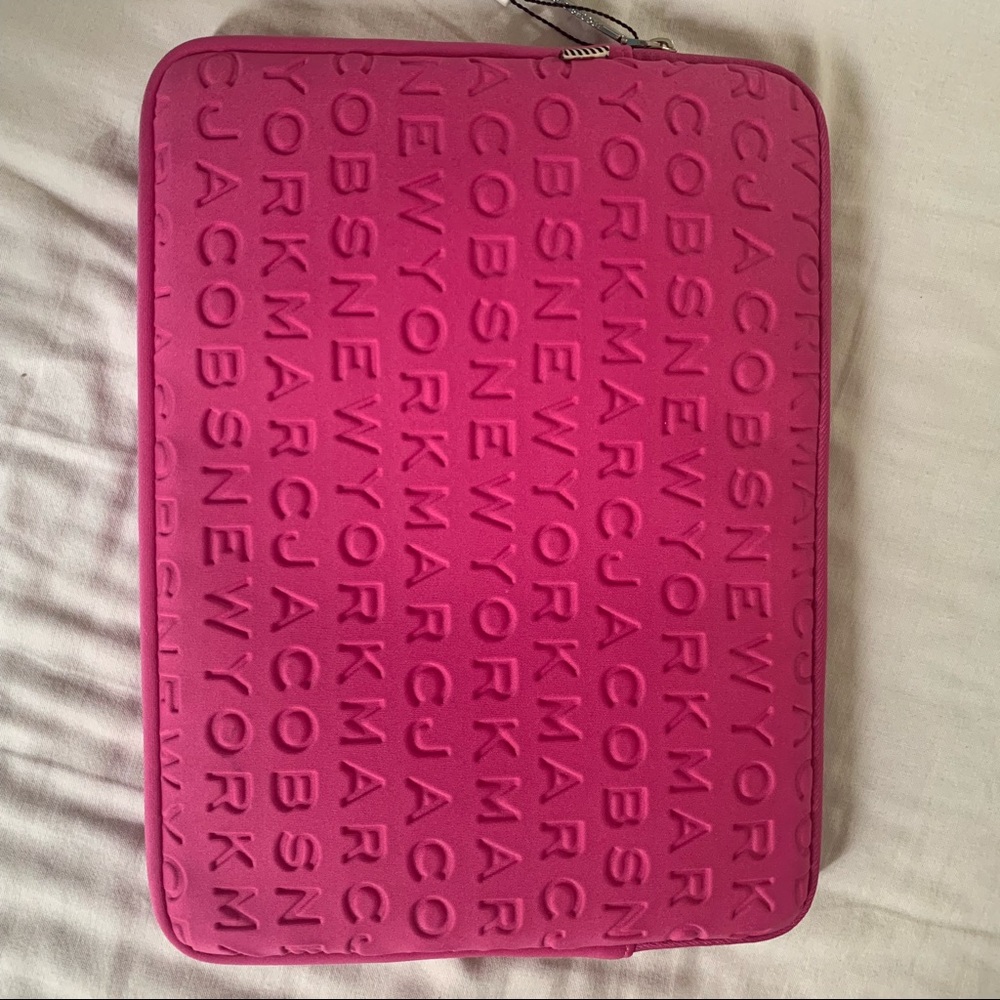 Marc Jacobs Pink Laptop Sleeve / Case